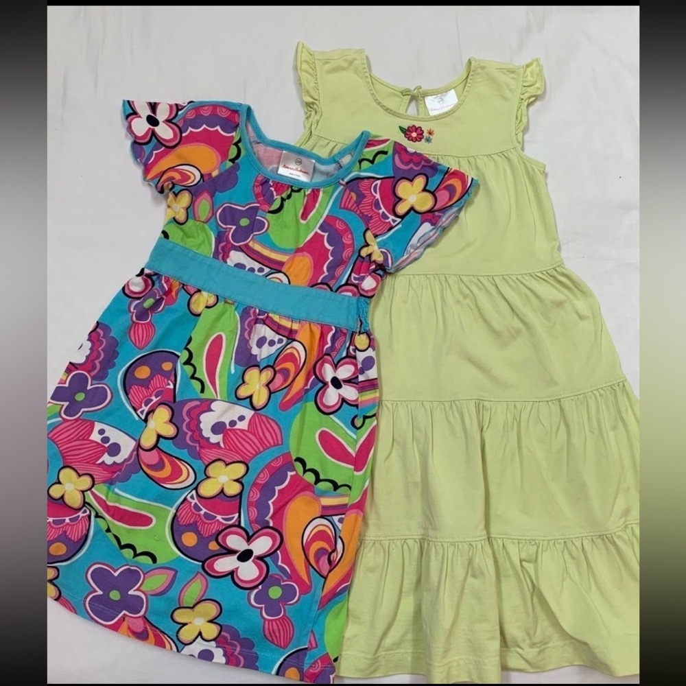 Two Hanna Andersson dresses size 5